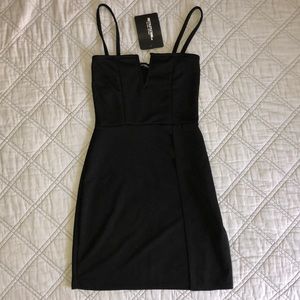 PrettyLittleThing little black dress. size 2